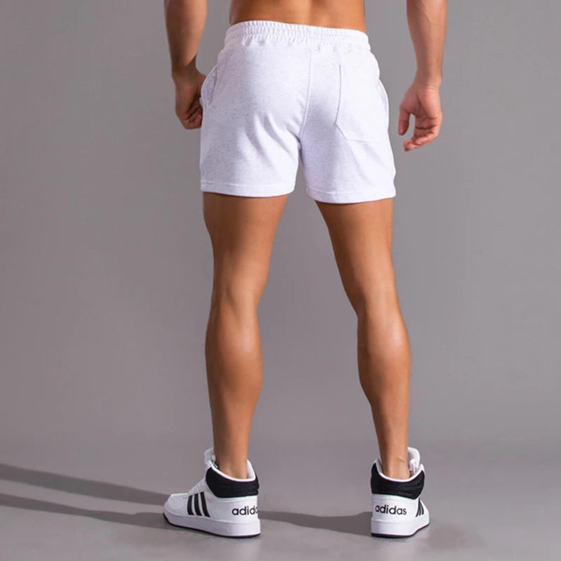 Pantaloncini Da Corsa In Cotone Per Uomo Palestra Fitness Casa Allenamento Yoga Boxer Larghi Pantaloni Corti Sudore