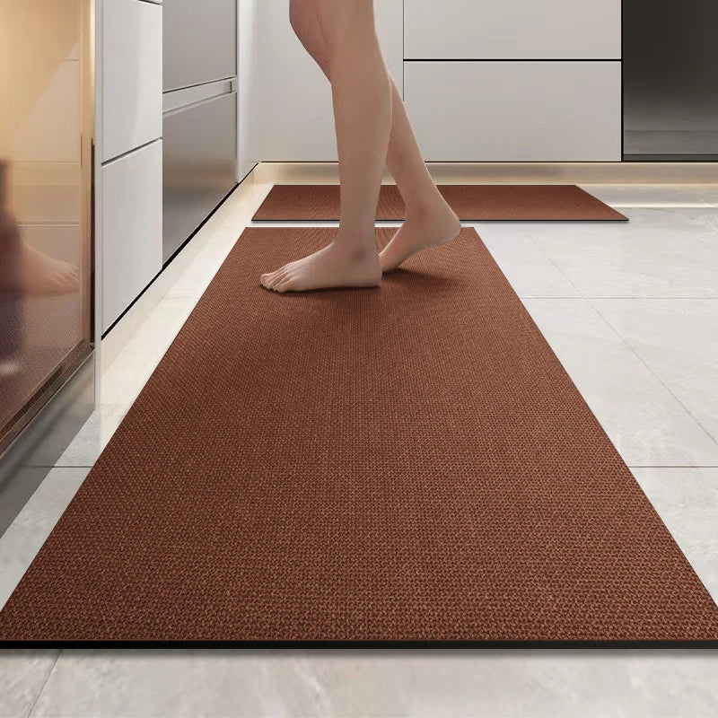 Tappetino Da Cucina A Striscia Lunga Terra Diatomea Antiscivolo Assorbente Per Bagno Ingresso Quadrato