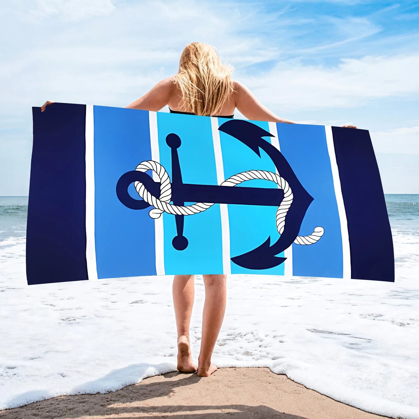 Asciugamano Da Spiaggia In Microfibra Ultra Assorbente Con Asciugatura Rapida Per Adulti Viaggiatori Compagno Avventura