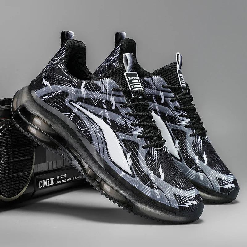 Scarpe Da Basket Da Uomo Moda Con Cuscini Aria Antiscivolo Traspiranti Ammortizzanti Per Attività All Aperto