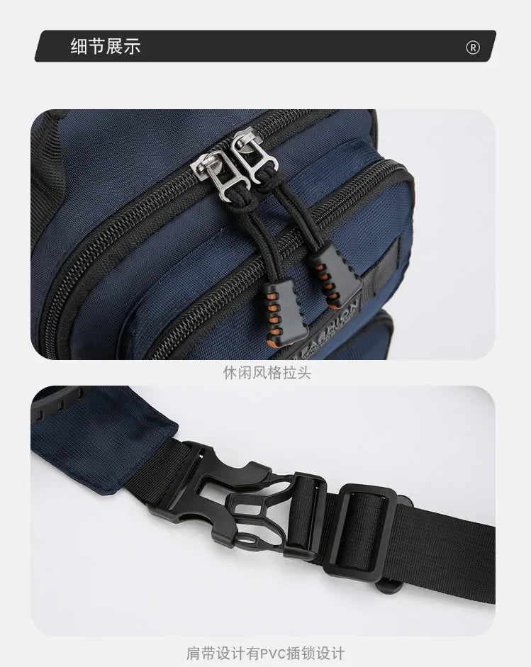 Borsa A Tracolla Uomo Multifunzionale Oxford Alta Qualità Leggera Per Viaggi E Escursioni All Aperto