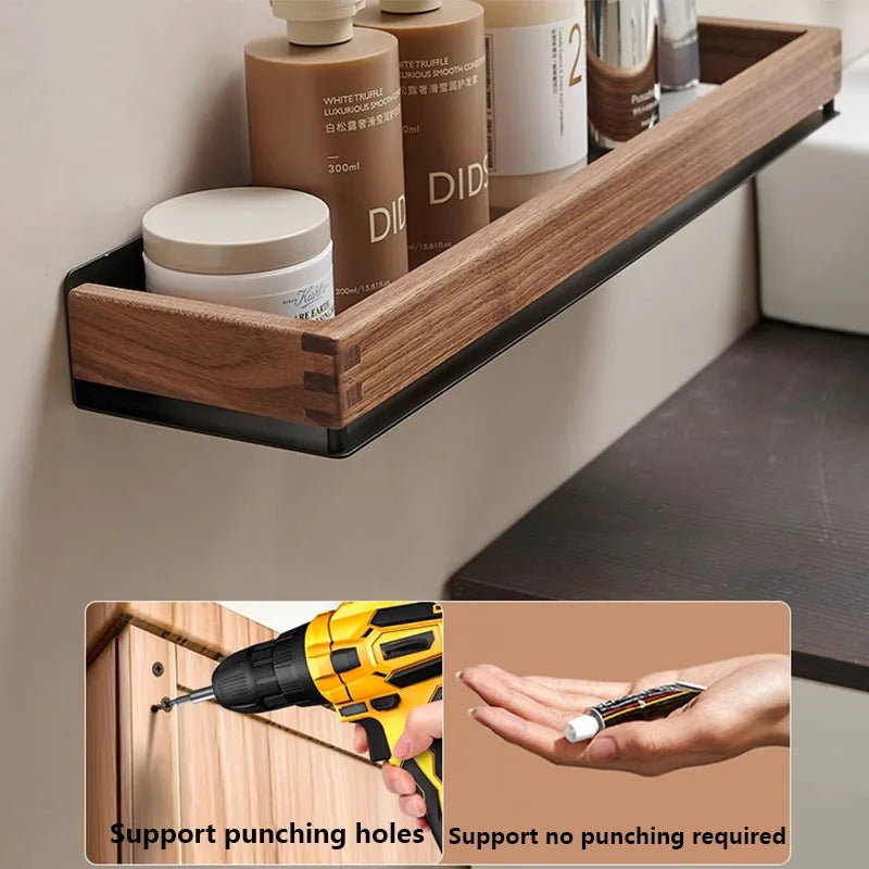 Mensole Da Bagno In Legno Scaffale Portaoggetti Da Parete Organizzatore Per Bagno Cucina E Casa Sopra Il WC