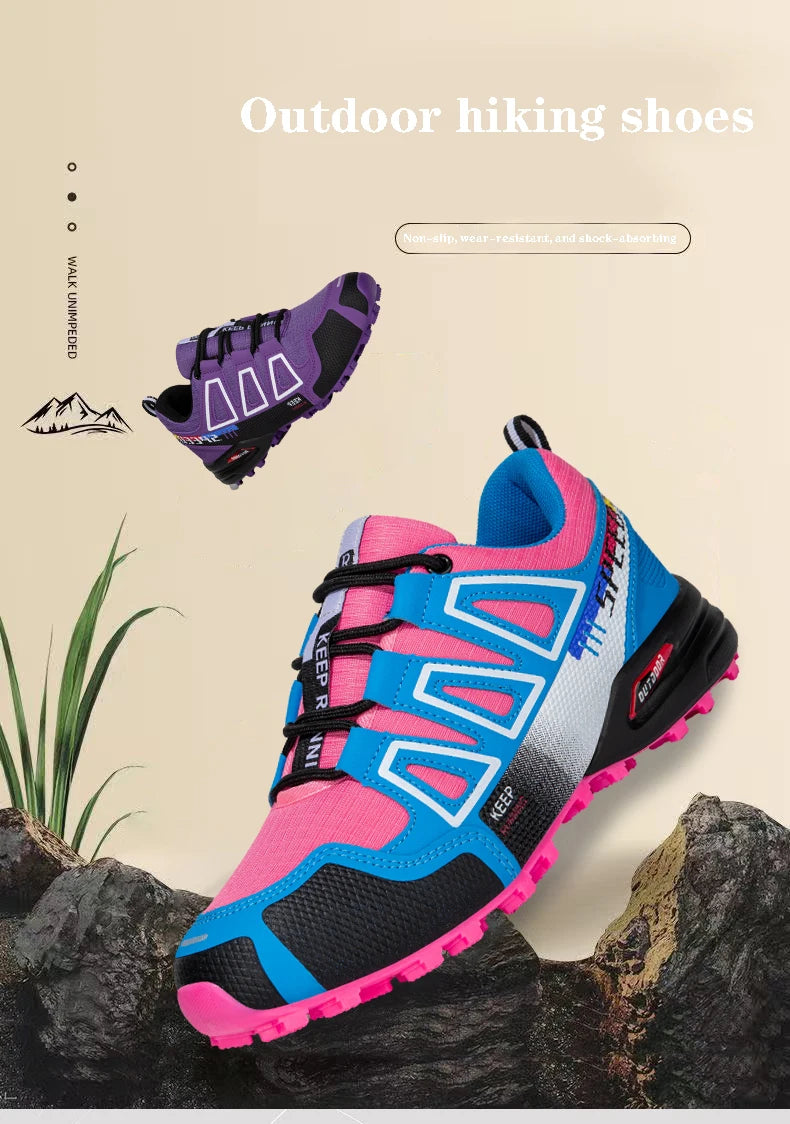 Scarpe Trekking Impermeabili per Uomo e Donna Taglia Fino a 48 per Escursionismo Esterno Arrampicata