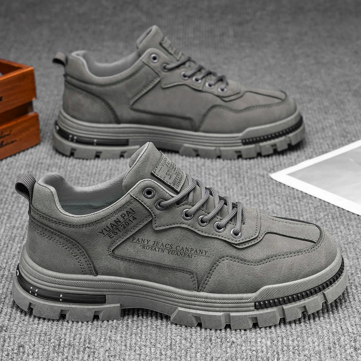 Scarpe Da Uomo Sportive Casual Per Escursionismo Outdoor Traspiranti Resistente Antiodoranti Comfort