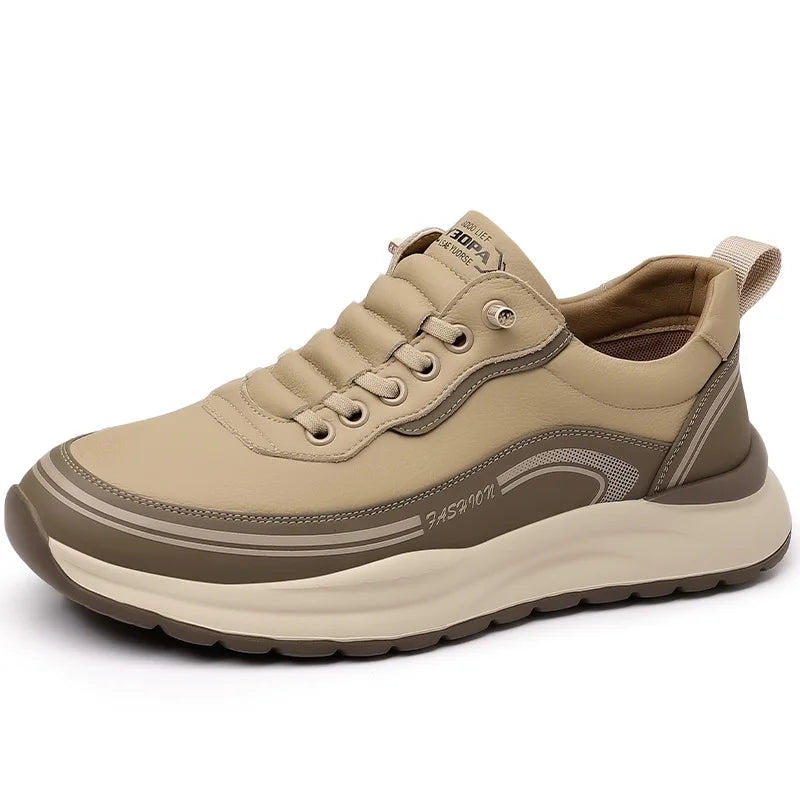 Scarpe Da Uomo Slip On In Pelle Impermeabili Antiscivolo Leggere Traspiranti Mocassini Casual Allingrosso