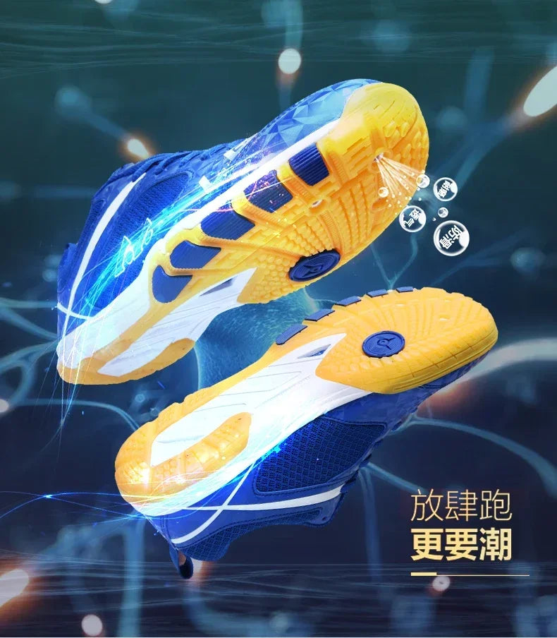 Scarpe Da Tennis Da Competizione Uomo Professionali Traspiranti Coppia Scarpe Da Ping Pong E Badminton