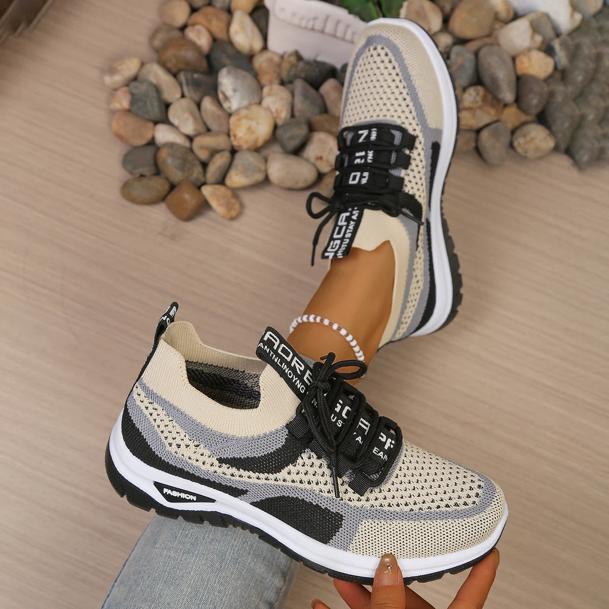 Scarpe Da Donna Estate 2026 Sneaker Casual Nuovo Stile Bicolore Scarpe Da Lavoro Versatili E Alla Moda