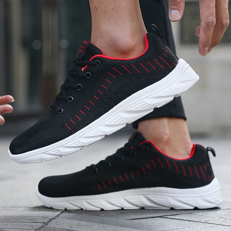 Scarpe Da Ginnastica Uomo Traspiranti Esterno 2025 Scarpe Sportive Casual Da Corsa Con Suola Morbida Antiscivolo Mesh