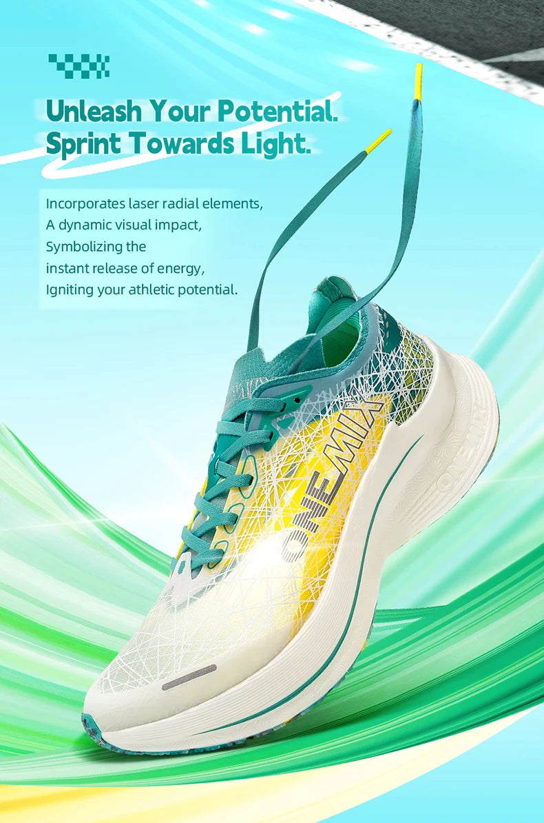 Onemix Marathon Scarpe Da Corsa Con Piastra In Carbonio Ultraleggere Tecnologia Di Rimbalzo Sneakers Da Uomo All Aperto