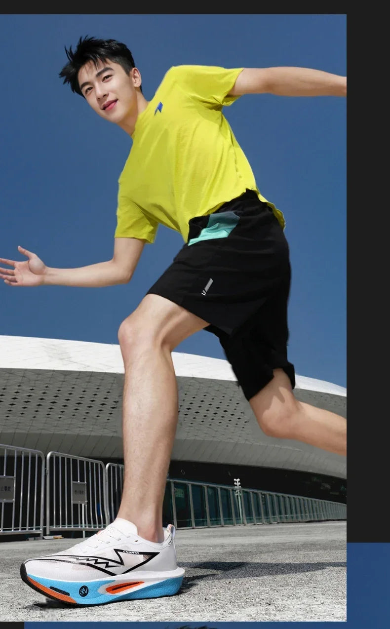 Scarpe Da Corsa Con Piastra In Carbonio Leggere Traspiranti Per Maratona Uomo E Donna Scarpe Atletiche Confortevoli