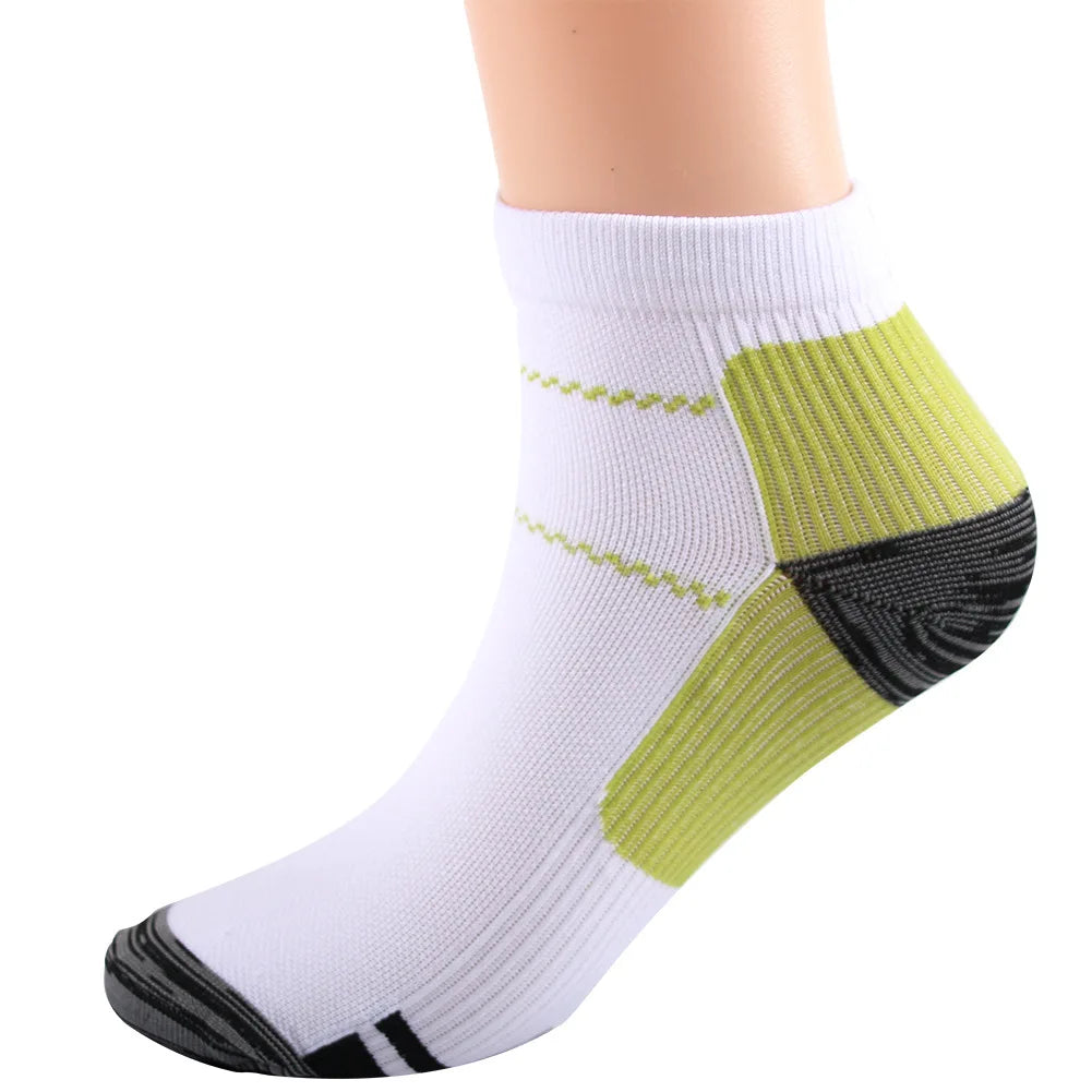 Calzini Sportivi Uomo Caviglia Alta Compressione Con Protezione Per Corsa Cotone Nylon Stile 41