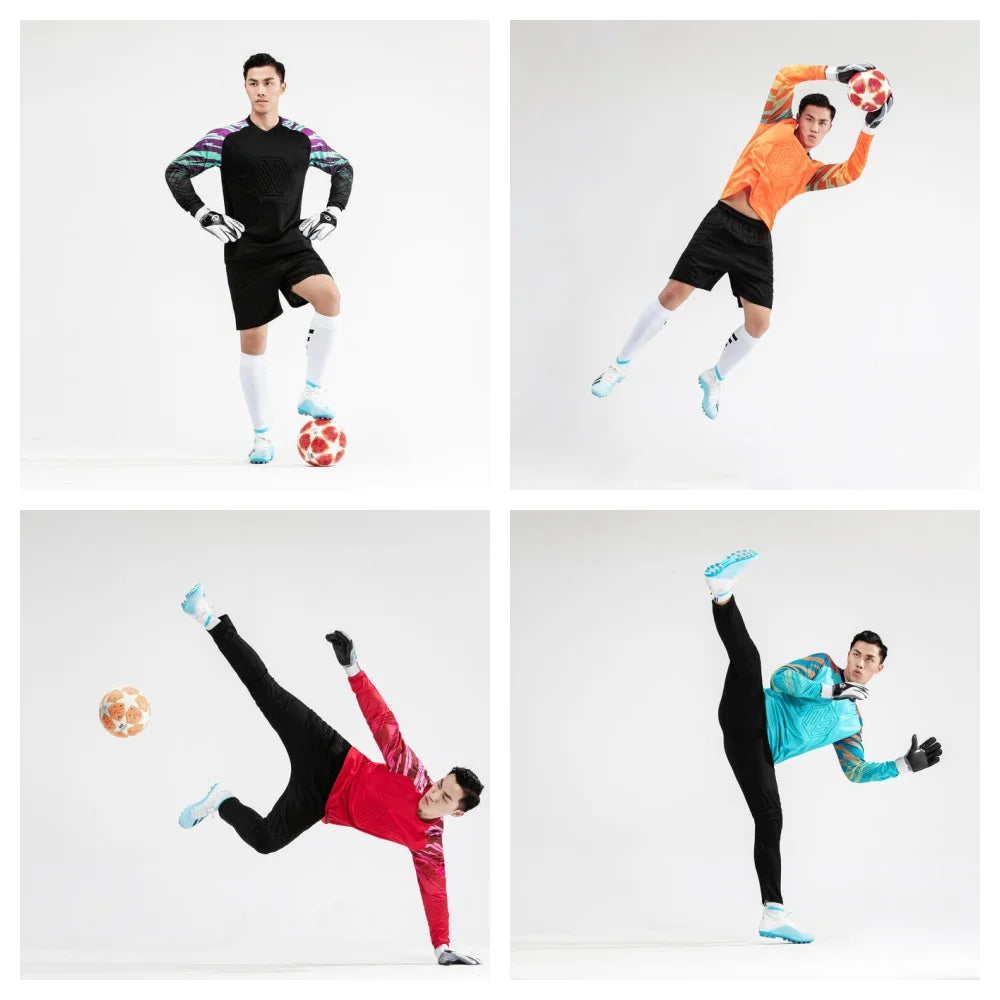Maglie Da Portiere Da Calcio Per Bambini Adulti Personalizzate Tuta Portiere A Maniche Lunghe Uniforme Da Calcio