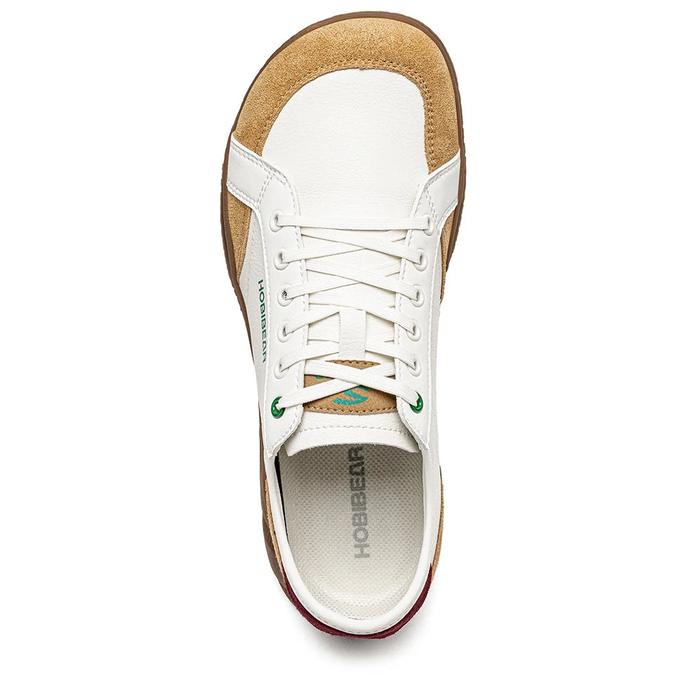 Hobibear Scarpe Barefoot Unisex Punta Larga Leggere In Pelle Sintetica Con Blocchi Di Colore Per Passeggio Casual