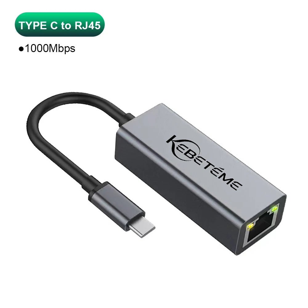 Adattatore Ethernet USB 3 0 1000 Mbps RJ45 LAN Per PC MacBook Windows 10 11 Cavo USB Ethernet Xiaomi