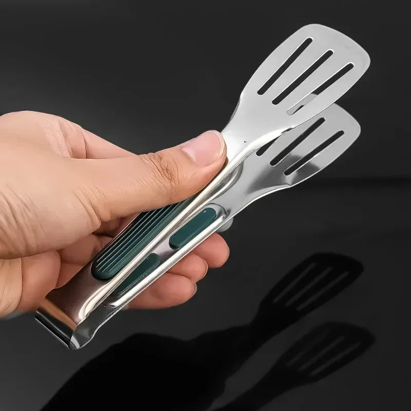 Pinze Per Alimenti In Acciaio Inossidabile Per Cucina Barbecue E Buffet Resistente Al Calore Per Bistecche Carne Pane