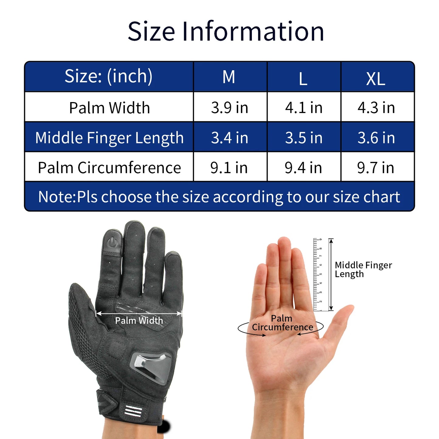 Guanti Estivi Lexin da Uomo per Moto Traspiranti Protezione Mani Design Touchscreen Equitazione Ciclismo