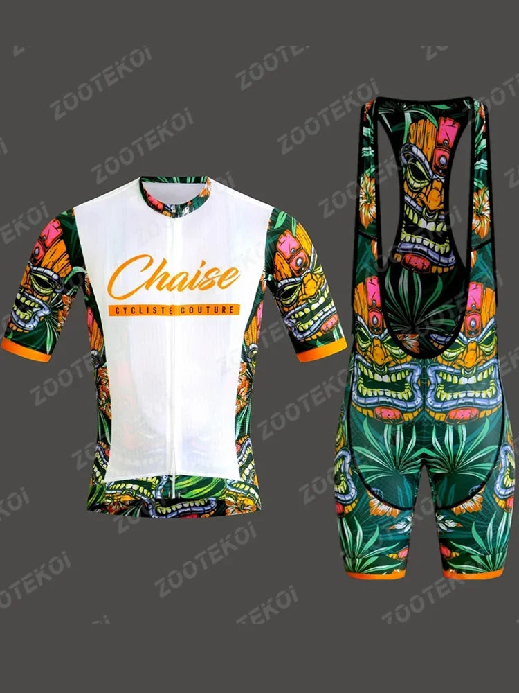 Maglia Da Ciclismo Professionale Da Uomo Manica Corta Set Uniforme Estiva Per Bici Da Strada Con Protezione UV