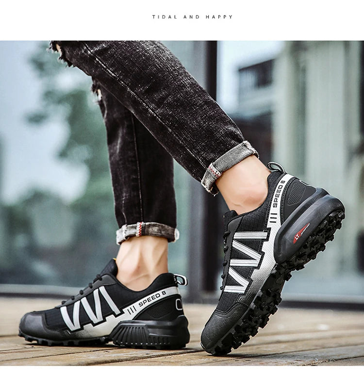 Scarpe Da Ginnastica Da Ciclismo Mountain Bike E Trekking Da Uomo Stile Classico Per Esterno All Aperto Traspiranti