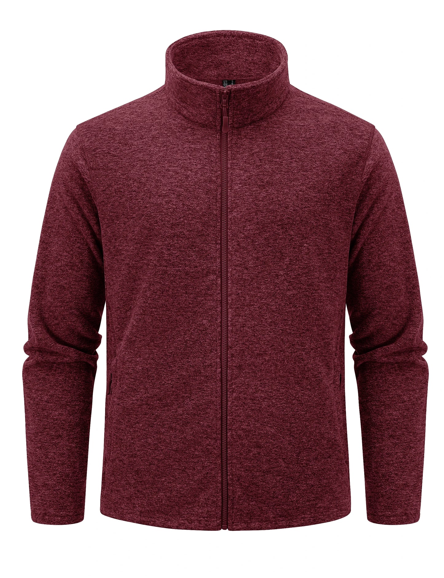 Giacche In Pile Leggere Uomo Con Colletto Alla Coreana Zip Intera Primaverile Sportiva Con Tasche Capispalla