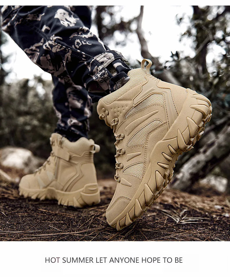 Stivali Da Allenamento Da Combattimento Uomo Scarpe Da Trekking Per Pesca E Caccia Sneakers Da Uomo