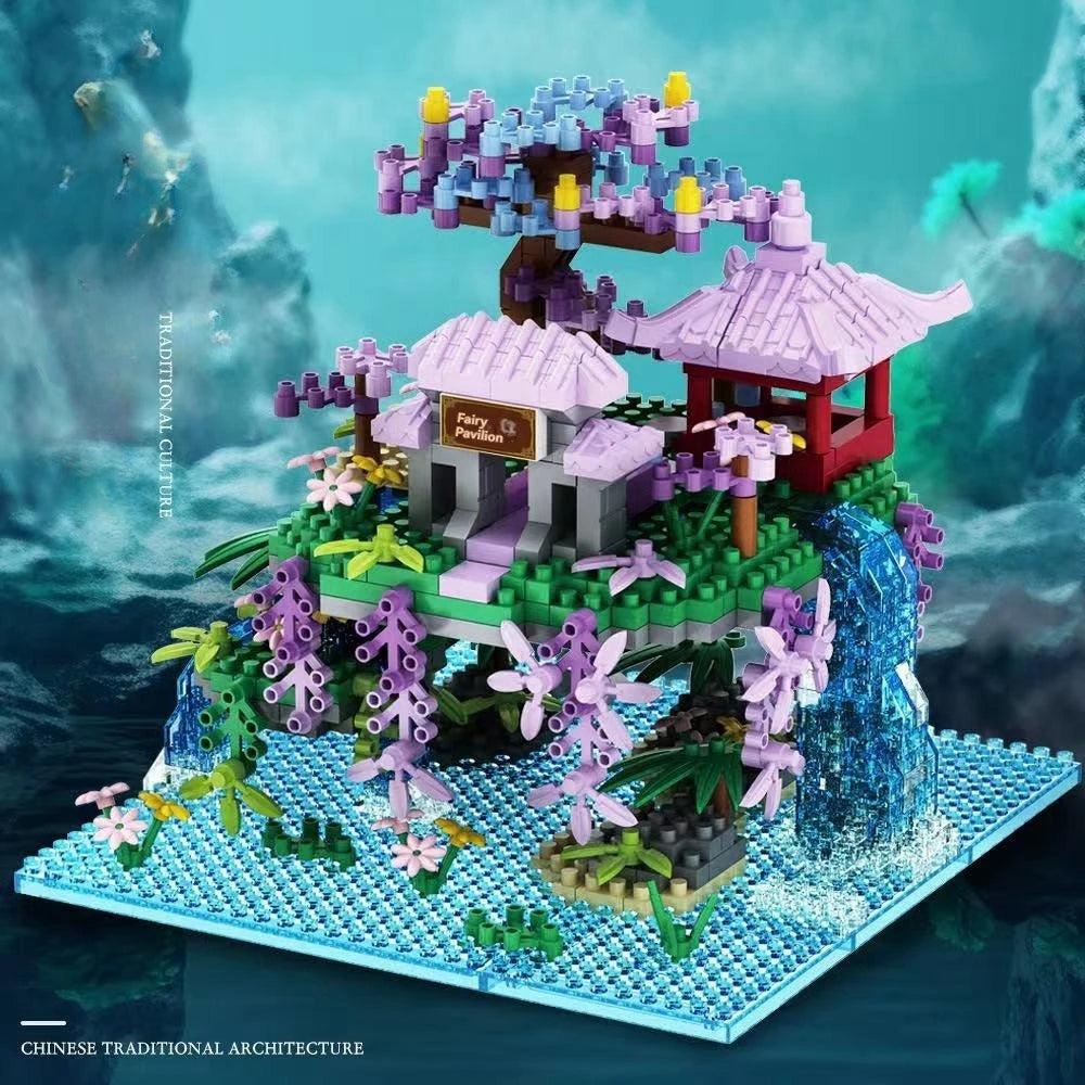 Giocattoli Educativi Blocco Di Costruzione In Stile Cinese Antico Edificio Street View Compatibile Con Lego