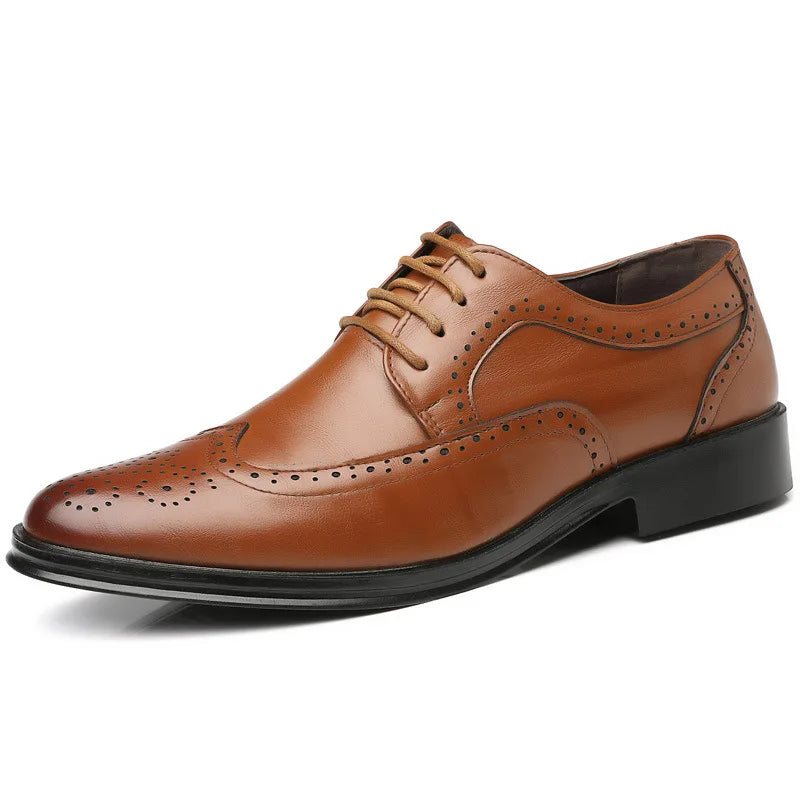 Scarpe Oxford Da Uomo Realizzate A Mano In Vera Pelle Di Vitello Brogue Eleganti Classiche Da Lavoro