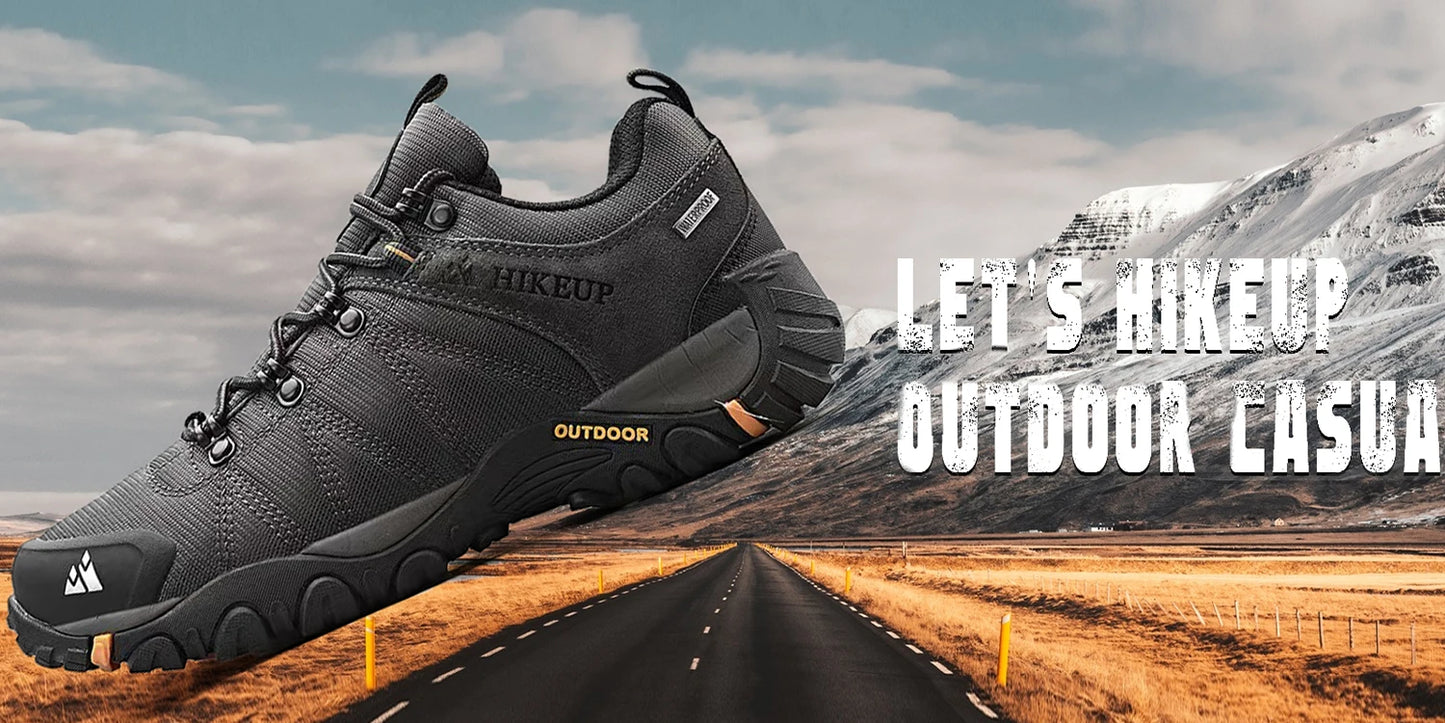 Scarpe Trekking Uomo Antiscivolo Traspiranti Esterno Resistente Agli Spruzzi Arrampicata Sneaker Montagna Turismo