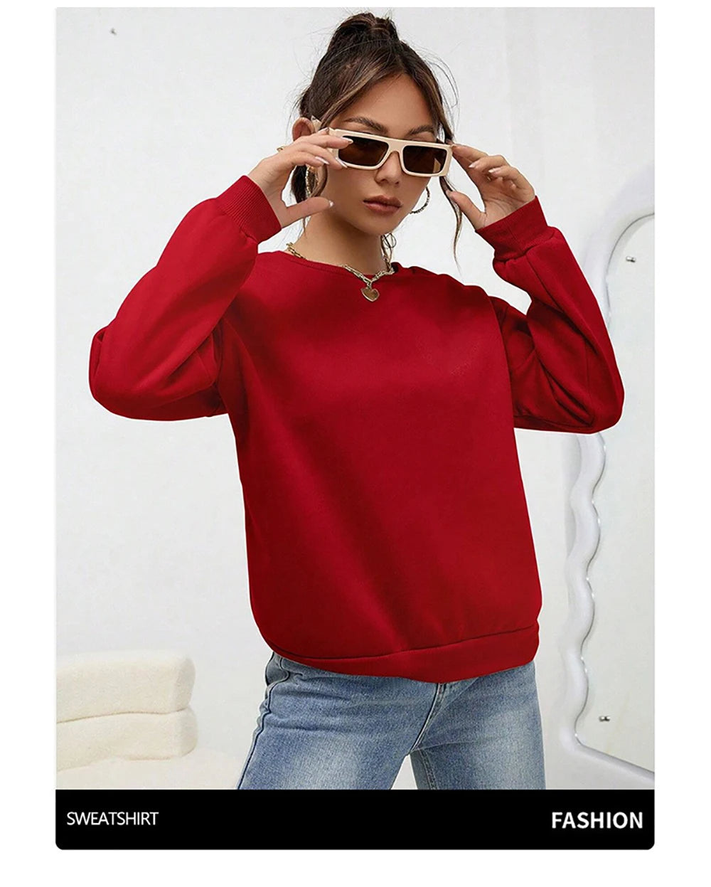 Felpa Da Donna Con Stampa Cuore Leopardato Selvaggio Fodera In Pelliccia Girocollo All Match Abbigliamento Hipster