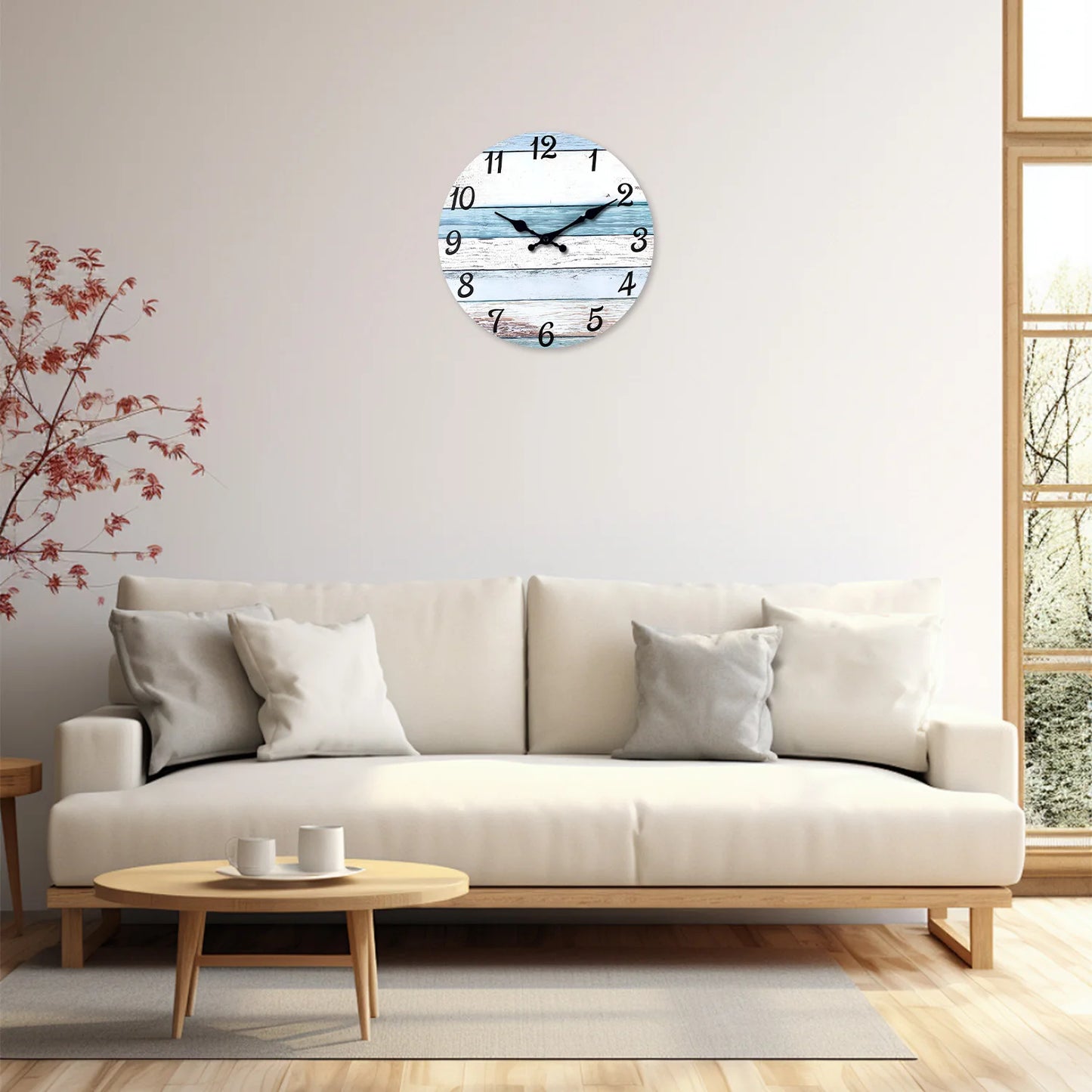 Orologio Da Parete In Legno Con Motivo Bordo Retrò Per Soggiorno Camera Da Letto Cucina Orologio Al Quarzo Silenzioso Regalo 10 Pollici