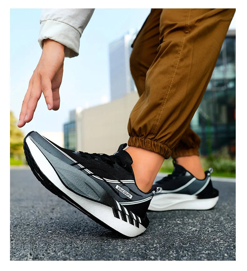 Scarpe Da Corsa Carbon Board Marathon Uomo Donna Traspiranti Leggere Antiscivolo Scarpe Da Ginnastica Atletiche