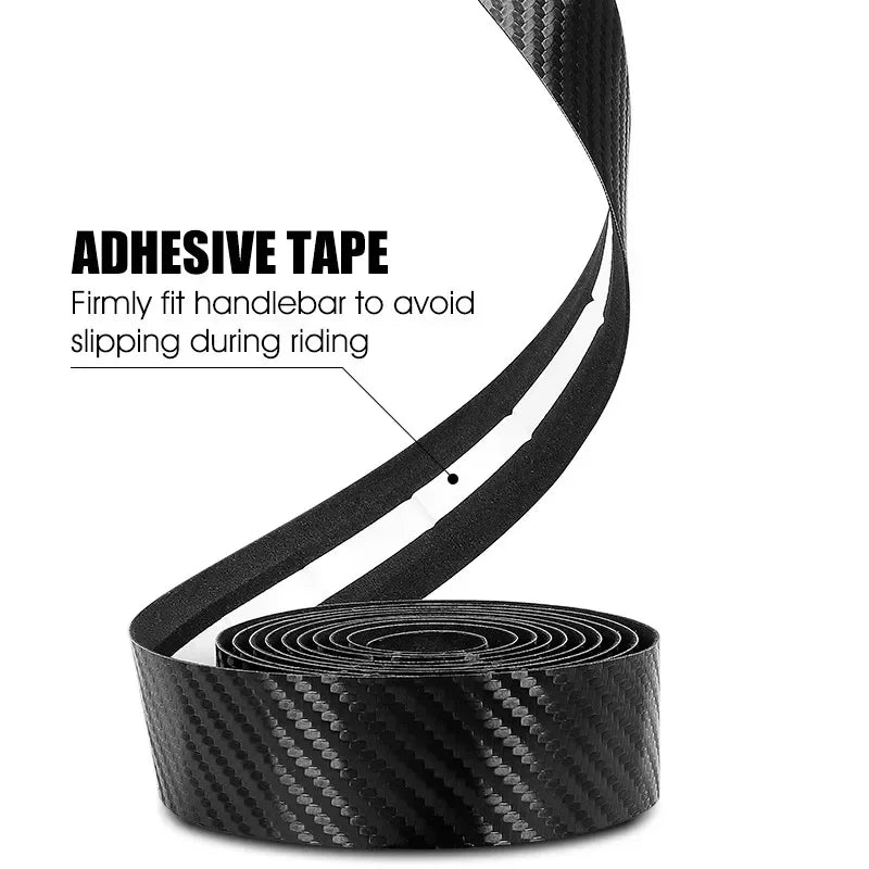 Nastro Manubrio In Fibra Di Carbonio Texture Per Bici Da Strada Antiscivolo Copri Manubrio Avvolgimento