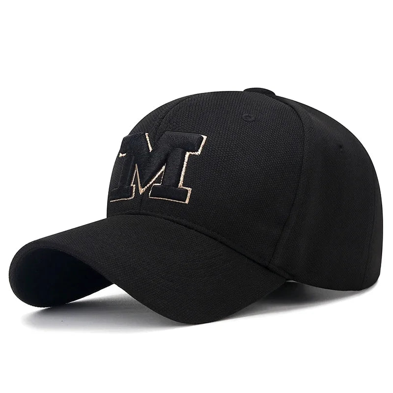 Berretto Da Baseball Unisex Con Ricamo Tridimensionale Lettera Moda Uomo Donna M Per Sport All Aperto