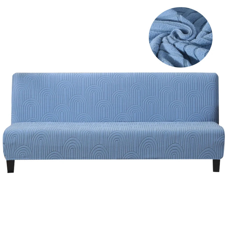 Copridivano Per Divano Letto Jacquard Elasticizzato Senza Braccioli Per Soggiorno E Mobili Pieghevoli