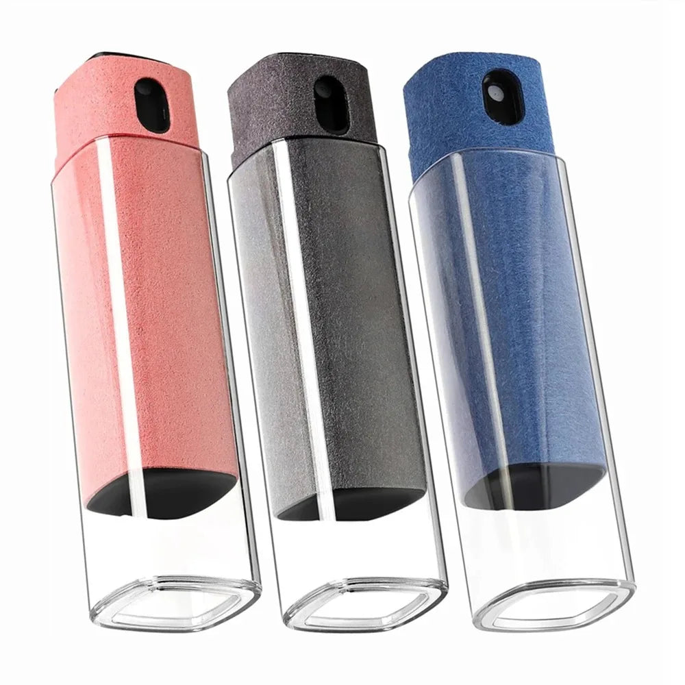 Set Di Flaconi Spray Per Pulizia Schermi In Microfibra Per Telefono Cellulare Iphone Ipad Computer E Salviette Occhiali