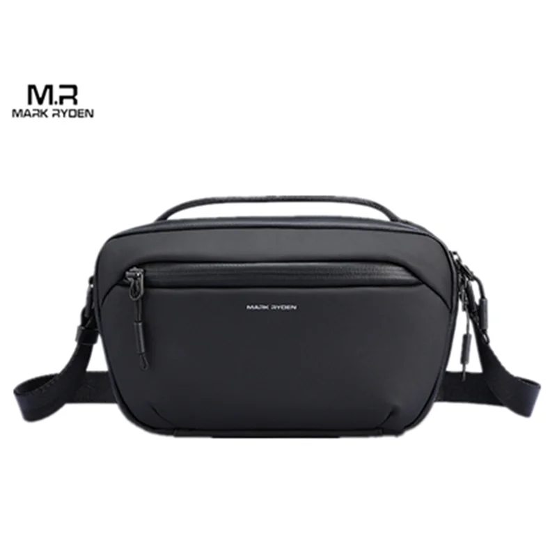 Borsa Da Uomo A Tracolla Mark Ryden MR165 Capacità 2,3 Litri Nero Verde Design Elegante E Pratico