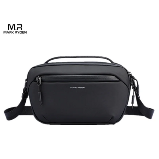 Borsa Da Uomo A Tracolla Mark Ryden MR165 Capacità 2,3 Litri Nero Verde Design Elegante E Pratico
