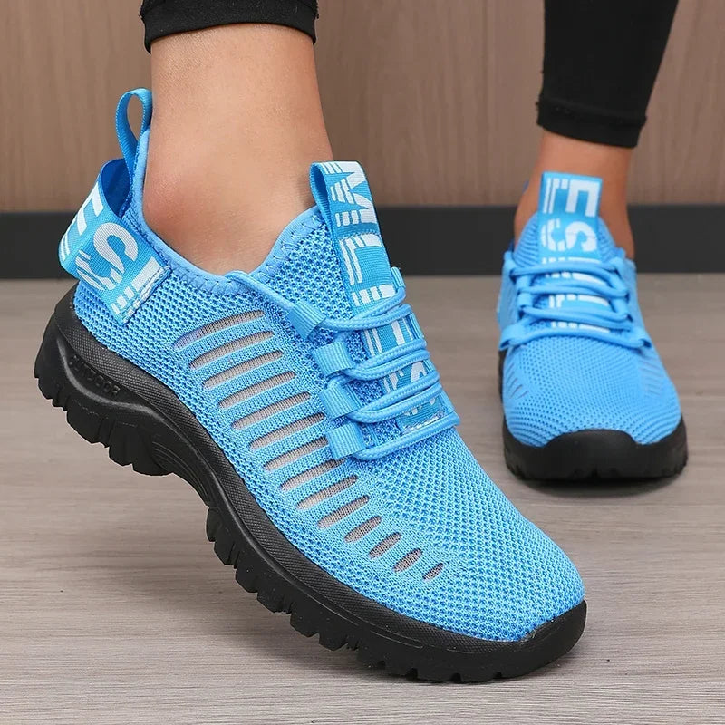 Scarpe Da Corsa In Mesh Traspiranti 2025 Per Donne Leggere Con Suola Imbottita Per Allenamento All Aperto E Palestra