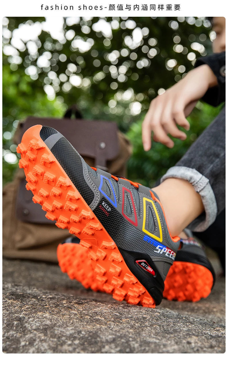 Scarpe Da Ciclismo Da Uomo Impermeabili Traspiranti Esterni Montagna Antiscivolo Resistente Usura Allenamento Trekking