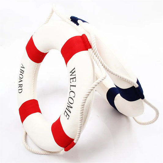 Decorazione Nautica Boa Di Salvataggio In Schiuma Da Parete Anello Di Salvagente Per Barca Stile Mediterraneo