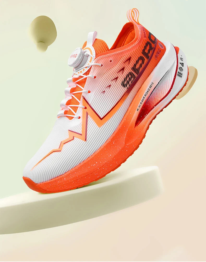 Scarpe Da Corsa Fluorescenti Carbon Marathon Uomo Traspiranti Leggere Scarpe Da Ginnastica Comode Da Donna