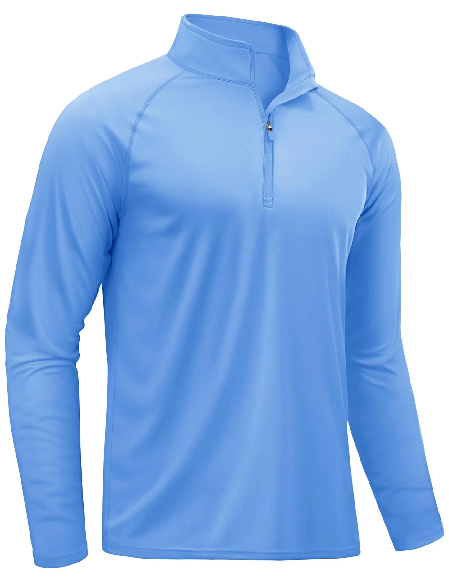 TACVASEN UPF50+ T-shirt con protezione UV Camicia da pesca leggera a maniche lunghe ad asciugatura rapida da uomo Escursionismo all'aperto Allenamento Protezioni