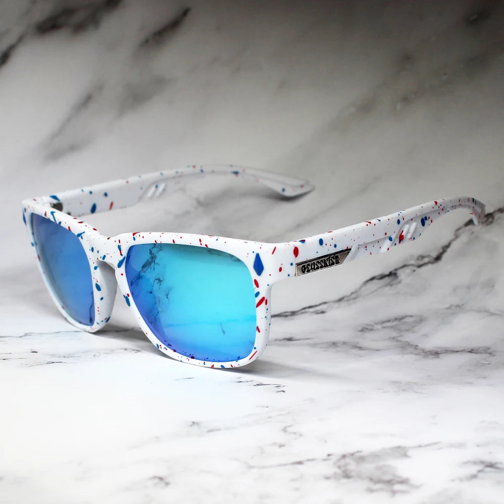 GEUSSKISR Occhiali Da Sole UV400 Unisex Uomo Donna Per Pesca Ciclismo Baseball Softball Outdoor