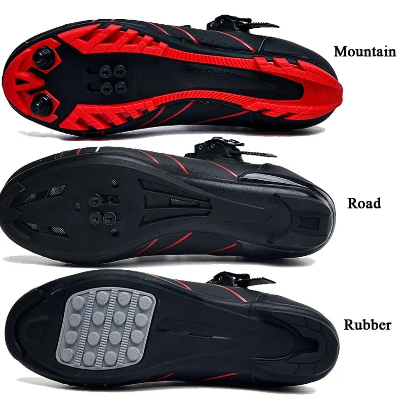 Scarpe Da Ciclismo MTB Da Uomo Traspiranti Antiscivolo Con Tacchetti Sportivi Professionali