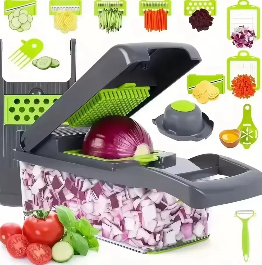 Affettaverdure Multifunzione Sbucciatore Per Frutta E Patate Grattugia Per Carote Accessori Da Cucina Con Cestello