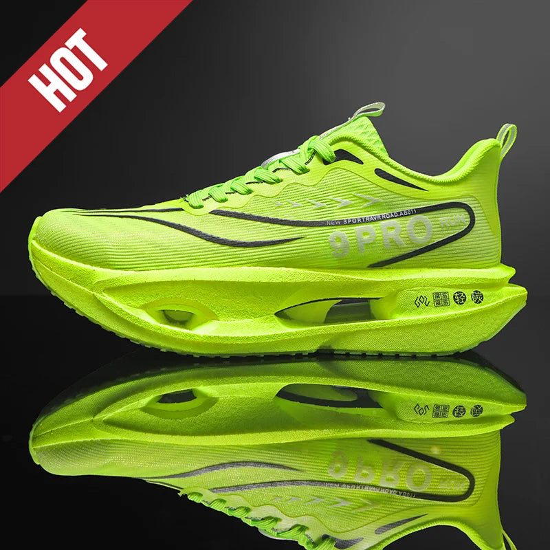 Scarpe Da Corsa Sportive Con Piastra In Carbonio Traspiranti Leggere Comfort Per Jogging Uomo Donna