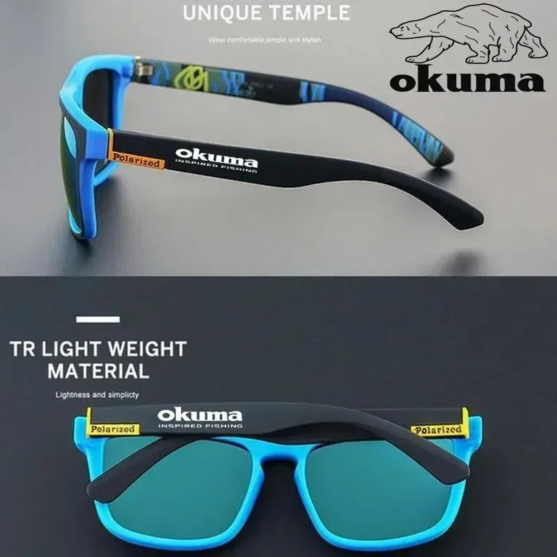 Occhiali Da Sole Polarizzati Okuma UV400 Anti Luce Forte Abbagliamento Per Ciclismo Guida Pesca