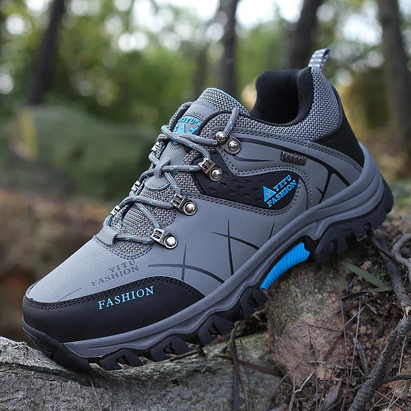 Scarpe Da Uomo Impermeabili In Pelle Per Alpinismo E Trekking Suola Spessa Comode Anno 2025