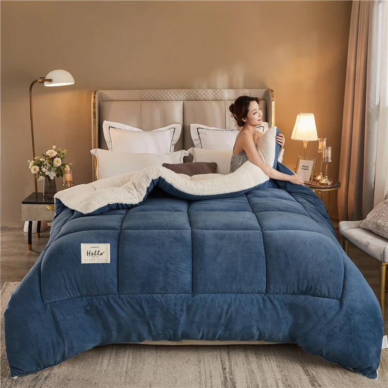 Coperta Ponderata In Pile Invernale Calda E Morbida Antipilling Rettangolare Grado A Per Letto Con Calore