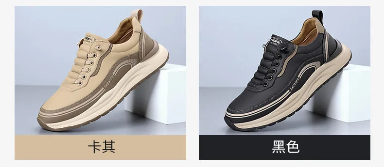 Scarpe Da Uomo Slip On In Pelle Impermeabili Antiscivolo Leggere Traspiranti Mocassini Casual Allingrosso