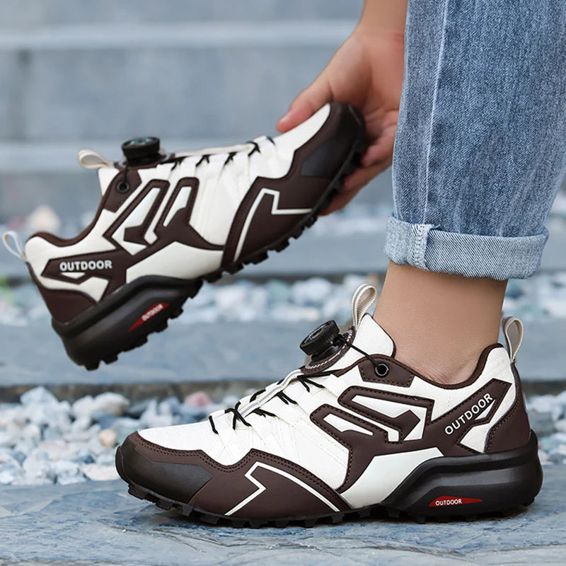 Scarpe Da Ciclismo Traspiranti Per MTB Uomo Modello X111 Con Sistema SPD Suola In Gomma E Rivestimento In Pelle
